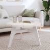 Table Top Round White Ø70x3 cm Solid Wood Pine Colour white Size 70 x 3 cm Quantity in Package 1 