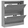 Shoe Cabinet Grey Sonoma 80x21x87.5 cm Engineered Wood Colour grey sonoma Size 80 x 21 x 87.5 cm Quantity in Package 1 Number of 