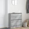 Shoe Cabinet Grey Sonoma 80x21x87.5 cm - Organised Storage