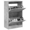 Shoe Cabinet Concrete Grey 60x34x96.5 cm Engineered Wood Colour concrete grey Size 60 x 34 x 96.5 cm Quantity in Package 1 Number of 