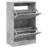 Shoe Cabinet Concrete Grey - Compact Storage Solution