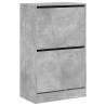 Shoe Cabinet Concrete Grey - Compact Storage Solution