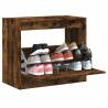 Shoe Cabinet Smoked Oak 80x42x69 cm Engineered Wood Colour smoked oak Size 80 x 42 x 69 cm Quantity in Package 1 Number of 