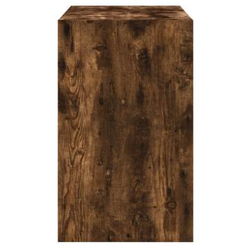 Shoe Cabinet Smoked Oak - Compact Storage 80x42x69 cm