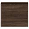 Shoe Cabinet Brown Oak 80x42x69 cm | Compact Storage Solution