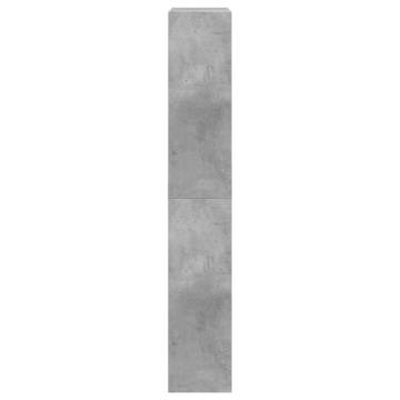 Shoe Cabinet Concrete Grey 60x21x125.5 cm - Stylish Storage