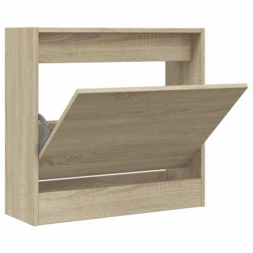 Shoe Cabinet Sonoma Oak | Space-Saving Design - HipoMarket