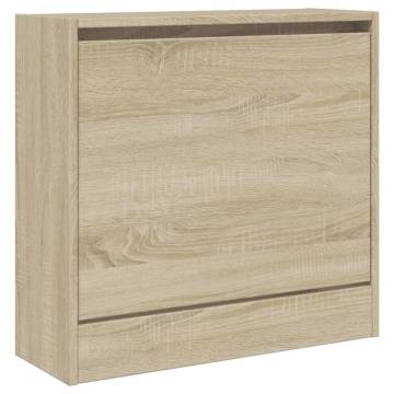 Shoe Cabinet Sonoma Oak | Space-Saving Design - HipoMarket