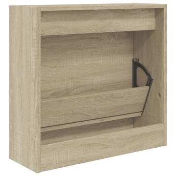 Shoe Cabinet Sonoma Oak | Space-Saving Design - HipoMarket