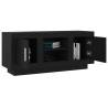 Stylish Black TV Cabinet 102x35x45 cm | HiPo Market