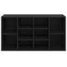 Shoe Bench Black - Stylish Storage Solution | Hipo Market