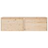 Wall Cabinets 2 pcs - Solid Pinewood | Hipo Market