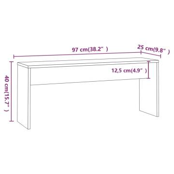 3 Piece Dining Set Grey Sonoma Engineered Wood | Hipomarket