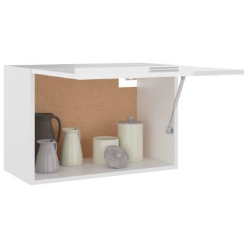 High Gloss White Hanging Cabinet - 60x31x40 cm | HipoMarket