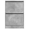 Shoe Cabinet Concrete Grey - 60x21x87.5 cm | Hipomarket