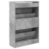 Shoe Cabinet Concrete Grey - 60x21x87.5 cm | Hipomarket