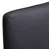 Straight Stretchable Chair Cover 6 pcs Anthracite - Hipo Market