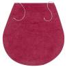 Luxurious Fuchsia Bathroom Mat Set - 3 Pieces