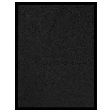 Black Doormat 40x60 cm | Durable & Non-Slip | HipoMarket