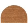 Door Mat Natural Half Round 40x60 cm Tufted Coir Colour natural Size 40 x 60 cm Quantity in Package 1 