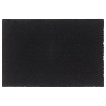 Durable Black Coir Door Mat 60x90 cm - HipoMarket