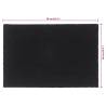 Durable Black Coir Door Mat 60x90 cm - HipoMarket