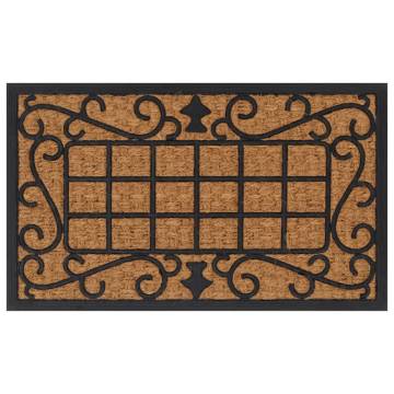 Durable Coir & Rubber Door Mat 45x75 cm | Hipomarket