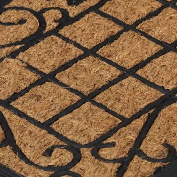 Durable Coir & Rubber Door Mat 45x75 cm | Hipomarket