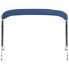 4 Bow Bimini Top Navy Blue - Boat Canopy 243x(230-244)x137 cm