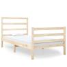 Solid Wood Pine Bed Frame 90x190 cm - Classic Single Design