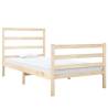 Solid Wood Pine Bed Frame 90x190 cm - Classic Single Design