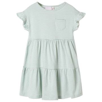 Kids' Dress with Ruffle Sleeves Mint - Stylish & Comfortable