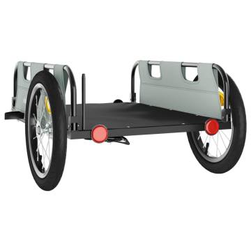 Bike Trailer - Grey Oxford Fabric & Iron | Hipo Market