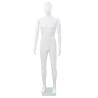 Full Body Male Mannequin - Glossy White 185 cm | HipoMarket