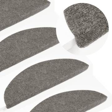 Self-Adhesive Stair Mats - 10 pcs Grey | HipoMarket