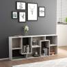 Concrete Grey Book Cabinet 67x24x161 cm - Stylish & Durable