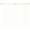 String Curtains 2 pcs 100x250 cm Cream - Hipomarket