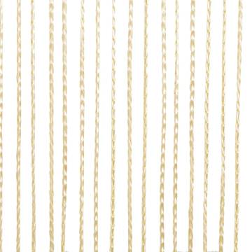 String Curtains 2 pcs 100x250 cm Cream - Hipomarket