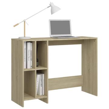 Notebook Desk Sonoma Oak - Modern Engineered Wood Desk