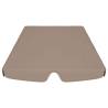 Replacement Canopy for Garden Swing - Taupe | HipoMarket