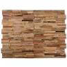 Wall Cladding Panels 10 pcs 1.03 m² Recycled Teak Wood Colour natural Quantity in Package 10 