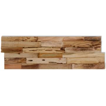 Wall Cladding Panels - 10 pcs Recycled Teak Wood | Hipomarket UK