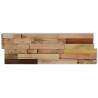 Wall Cladding Panels - 10 pcs Recycled Teak Wood | Hipomarket UK