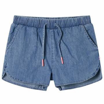 Stylish Kids' Denim Blue Shorts Size 104 | Hipomarket