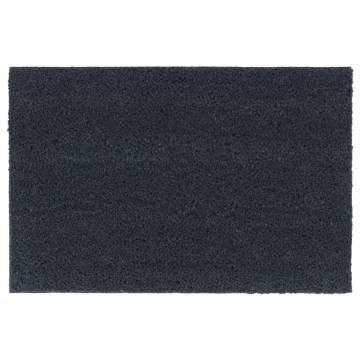 Durable Dark Grey Coir Door Mat 40x60 cm | HipoMarket