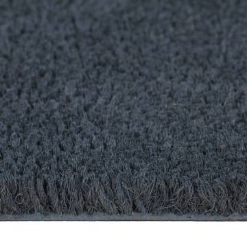 Durable Dark Grey Coir Door Mat 40x60 cm | HipoMarket