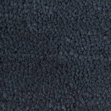 Durable Dark Grey Coir Door Mat 40x60 cm | HipoMarket