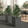 Planters 2 pcs Black 30x30x37 cm Polypropylene Colour black Quantity in Package 2 