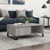 Coffee Table Grey Sonoma 90x60x35 cm Engineered Wood Colour grey sonoma Quantity in Package 1 