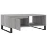 Coffee Table Grey Sonoma - Engineered Wood 90x60x35 cm